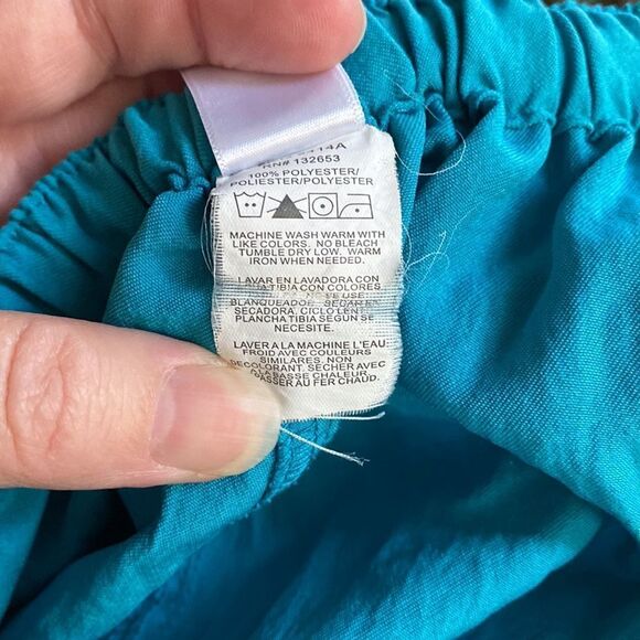 Wink Teal Spread Good Cheer Medical Scrub Pants Women’s XS Drawstring - Picture 5 of 7